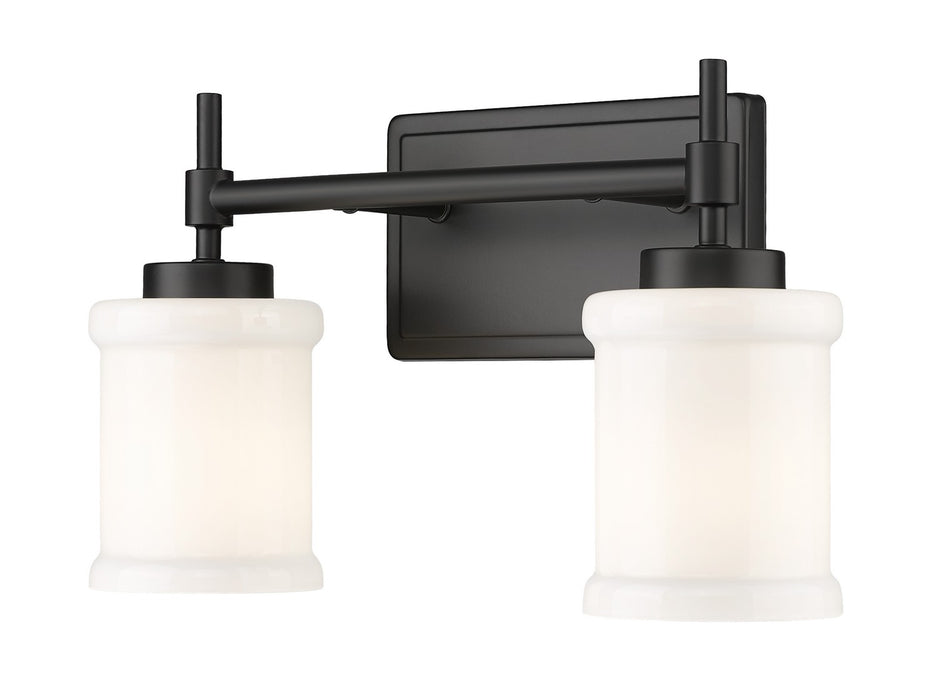 Z-Lite 622-2V-MB Two Light Vanity, Matte Black