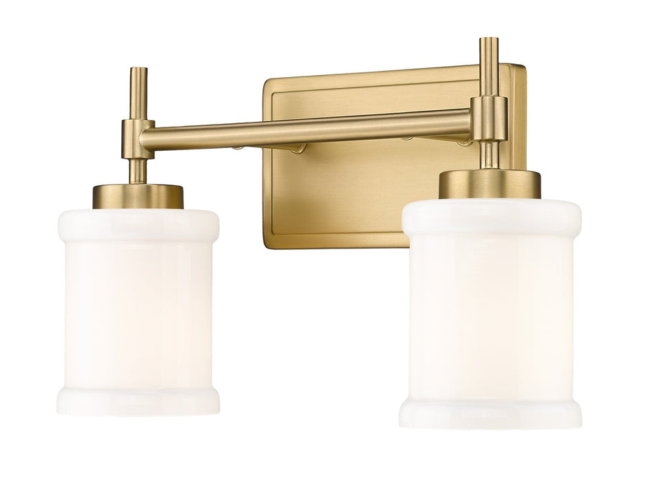 Z-Lite 622-2V-MGLD Two Light Vanity, Modern Gold