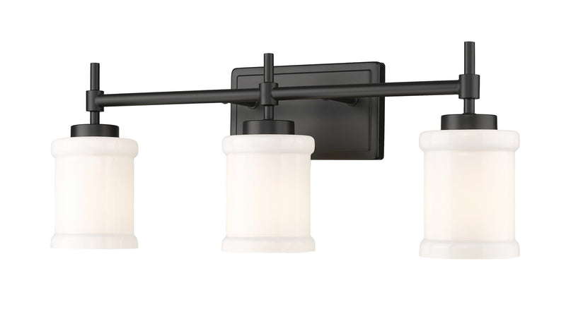 Z-Lite 622-3V-MB Three Light Vanity, Matte Black