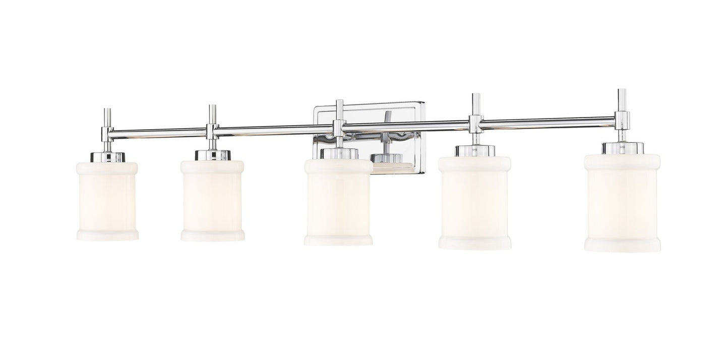 Z-Lite 622-5V-CH Five Light Vanity, Chrome