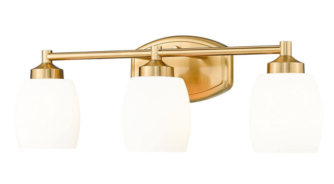Z-Lite 745-3V-LG Three Light Vanity, Luxe Gold