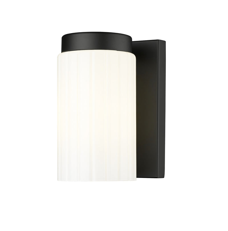 Z-Lite 746-1S-MB One Light Wall Sconce, Matte Black