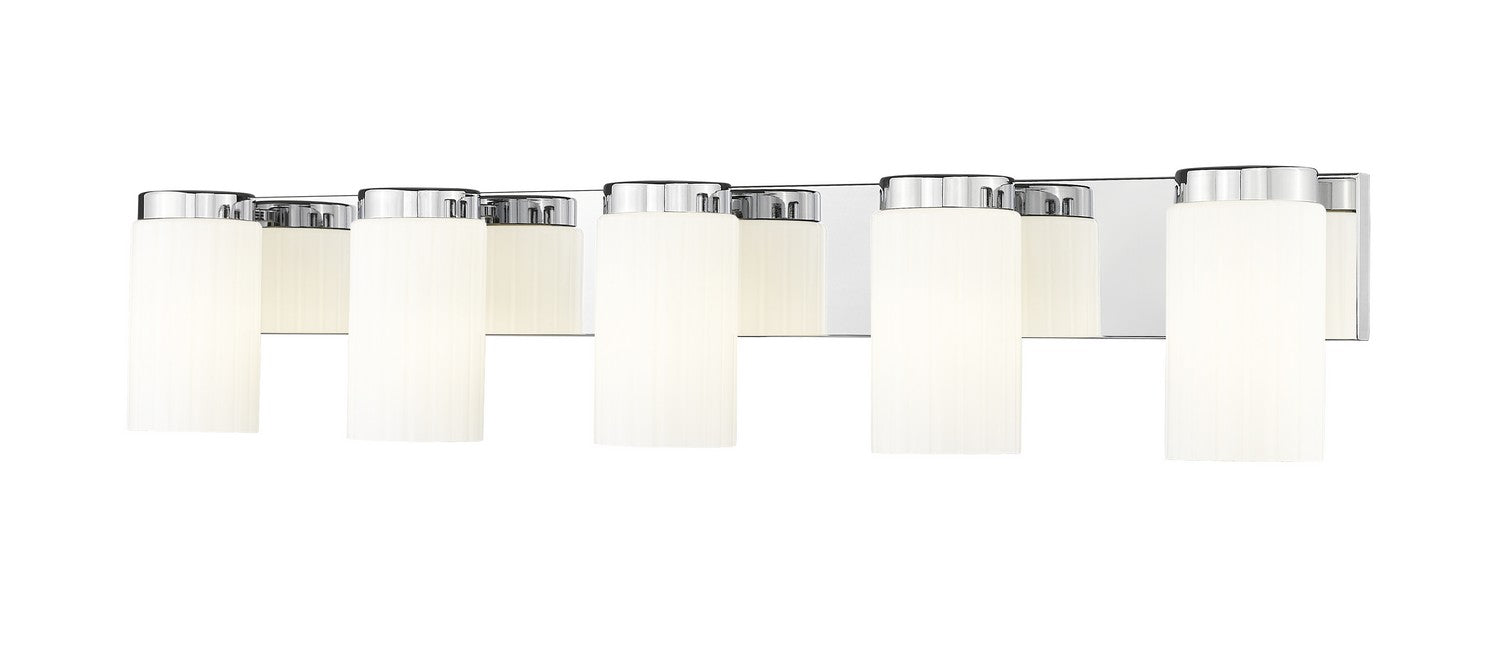 Z-Lite 746-5V-CH Five Light Vanity, Chrome