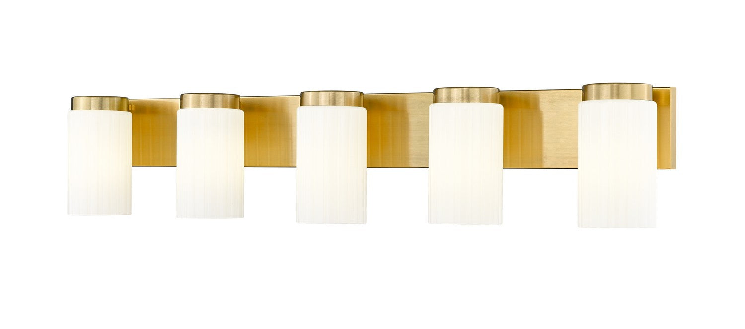 Z-Lite 746-5V-LG Five Light Vanity, Luxe Gold