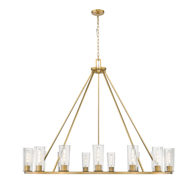 Z-Lite 826-15MGLD 15 Light Chandelier, Modern Gold