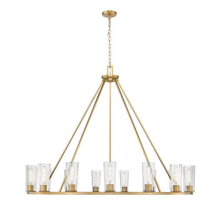 Z-Lite 826-15MGLD 15 Light Chandelier, Modern Gold