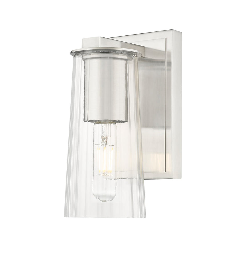Z-Lite 826-1S-BN One Light Wall Sconce, Brushed Nickel