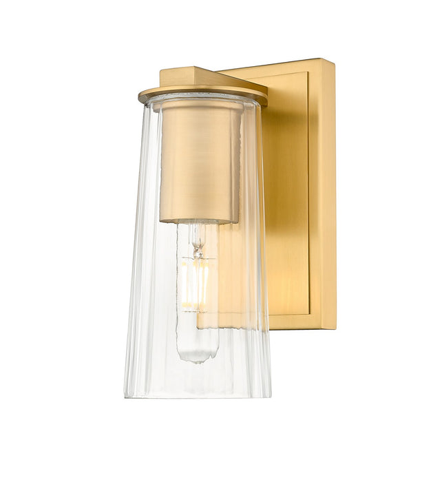 Z-Lite 826-1S-MGLD One Light Wall Sconce, Modern Gold