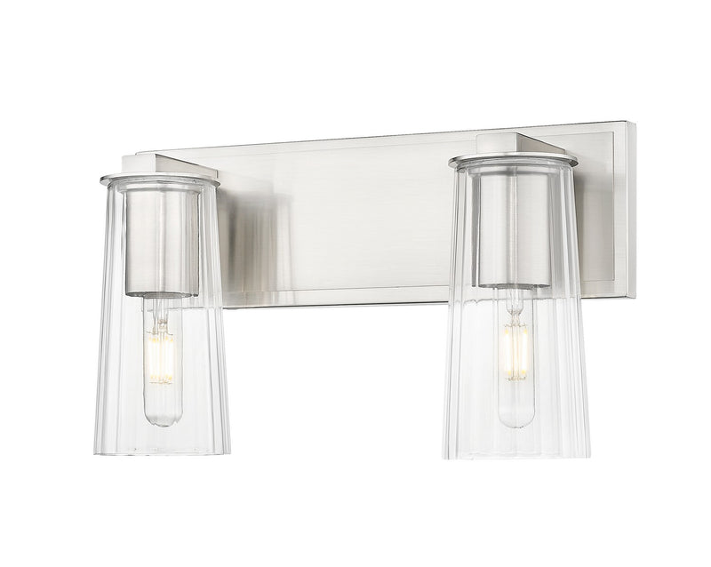 Z-Lite 826-2V-BN Two Light Vanity, Brushed Nickel