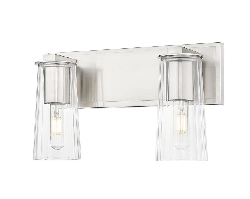 Z-Lite 826-2V-BN Two Light Vanity, Brushed Nickel