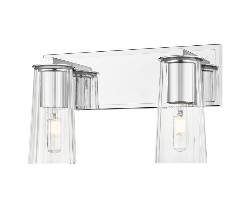 Z-Lite 826-2V-CH Two Light Vanity, Chrome