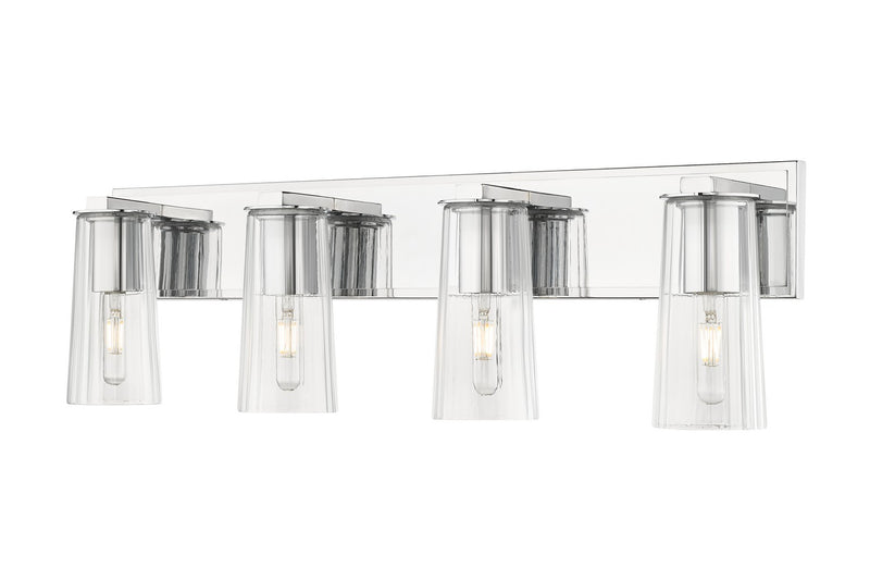 Z-Lite 826-4V-CH Four Light Vanity, Chrome