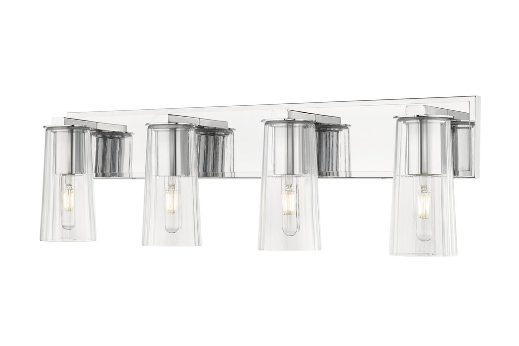 Z-Lite 826-4V-CH Four Light Vanity, Chrome