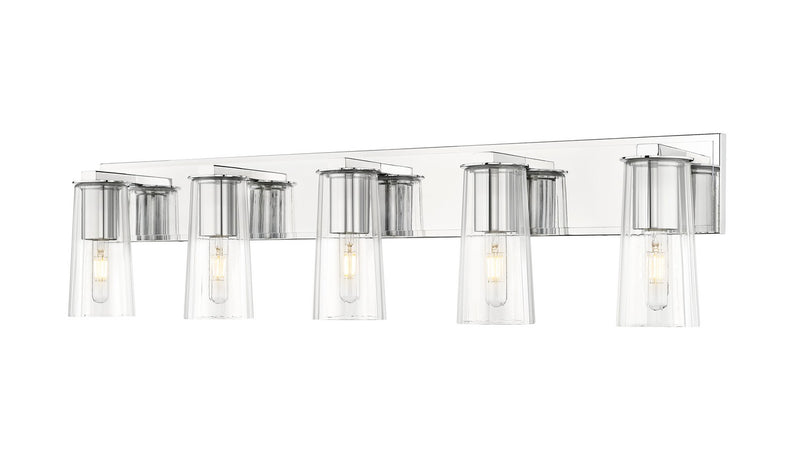 Z-Lite 826-5V-CH Five Light Vanity, Chrome