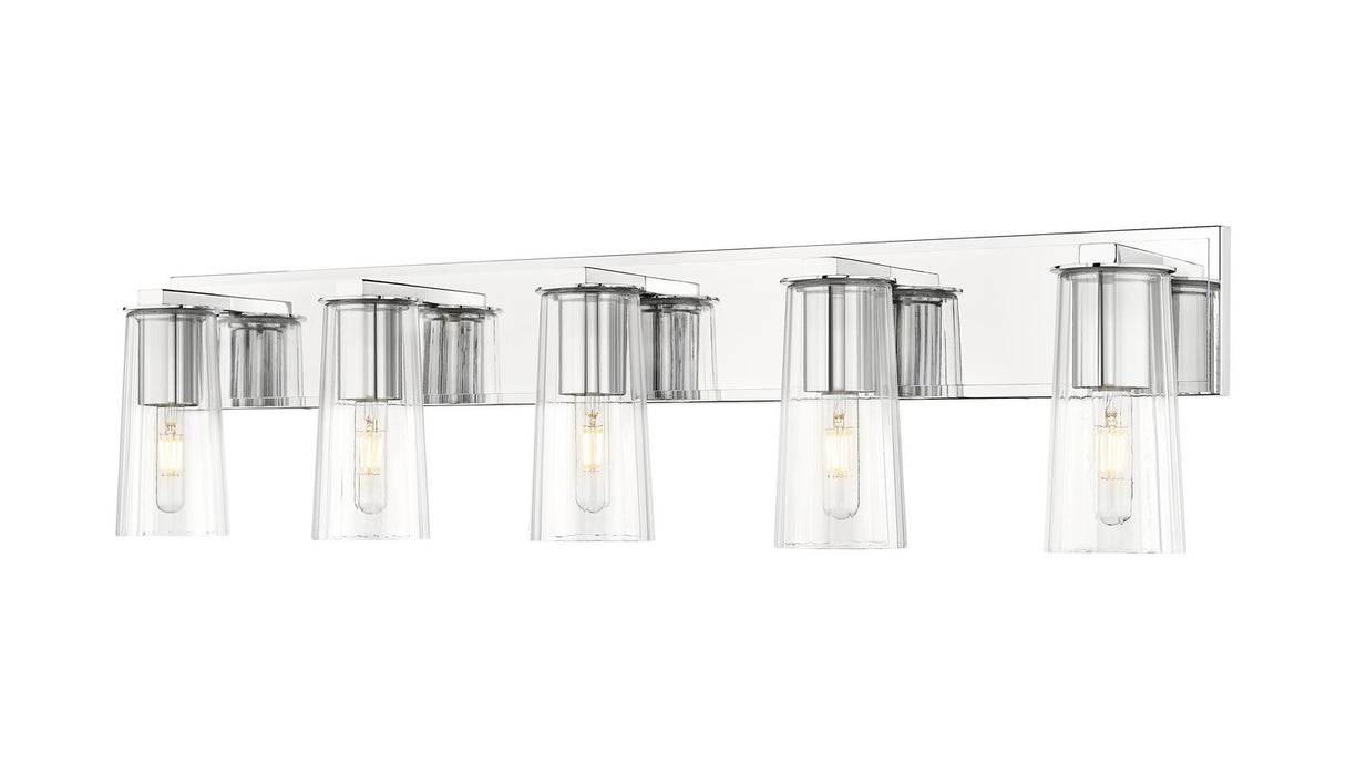 Z-Lite 826-5V-CH Five Light Vanity, Chrome
