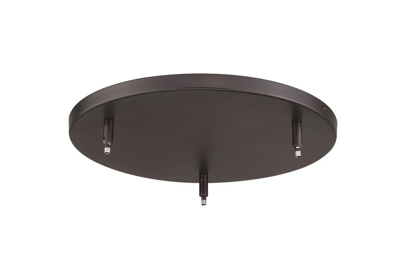 Z-Lite CP1803-BRZ Three Light Ceiling Plate, Bronze