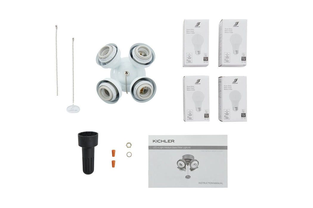 Kichler 350210WH LED Fan Fitter, White