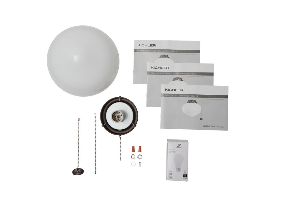 Kichler 380913CMO LED Fan Light Kit, Coffee Mocha