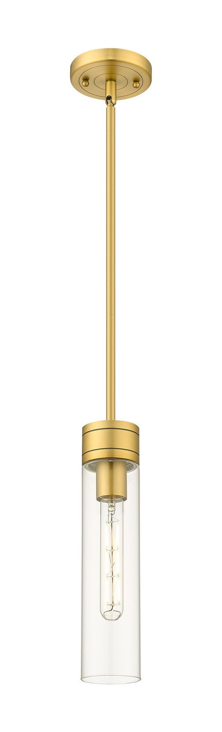 Innovations 617-1S-BB-G617-11CL One Light Mini Pendant, Brushed Brass