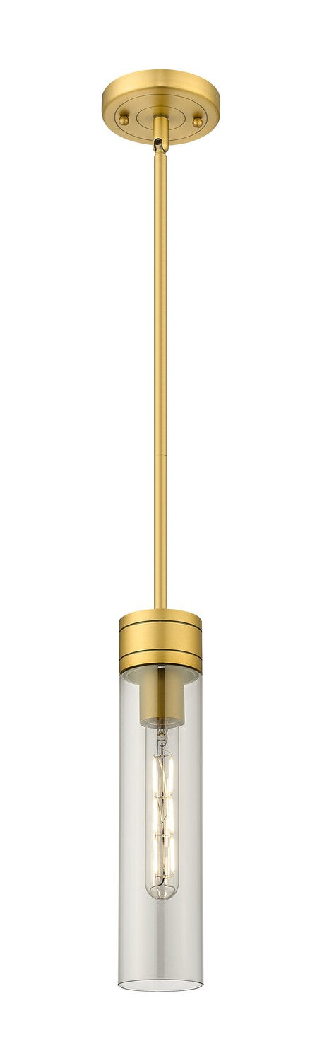 Innovations 617-1S-BB-G617-11SM One Light Mini Pendant, Brushed Brass