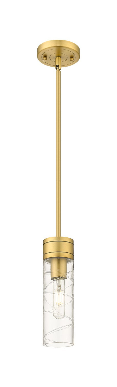 Innovations 617-1S-BB-G617-8DE One Light Mini Pendant, Brushed Brass