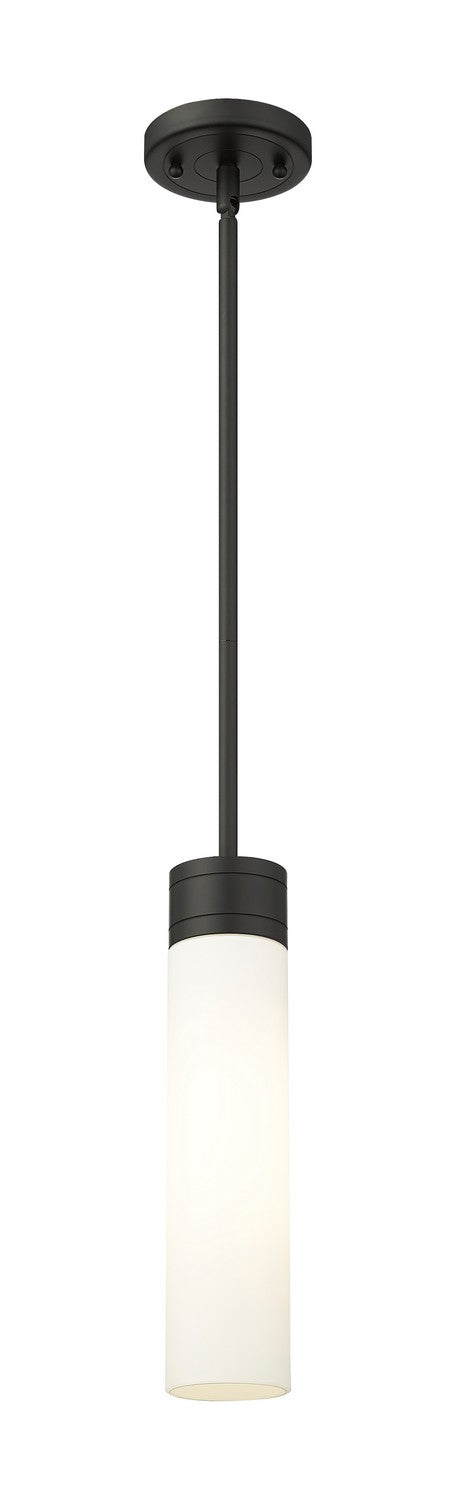 Innovations 617-1S-BK-G617-11WH One Light Mini Pendant, Matte Black