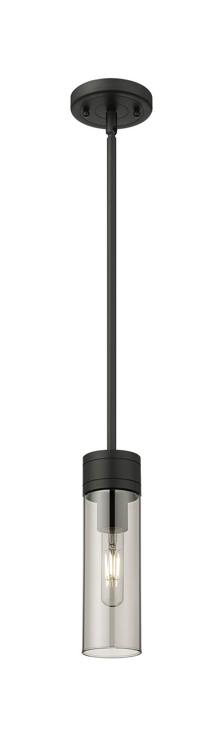 Innovations 617-1S-BK-G617-8SM One Light Mini Pendant, Matte Black
