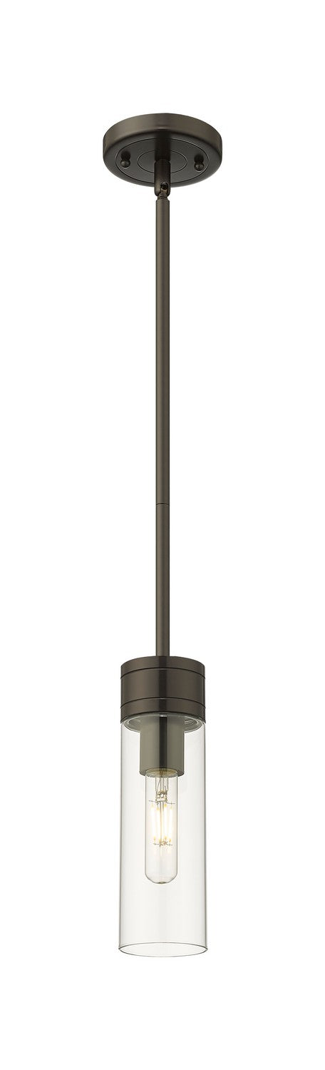 Innovations 617-1S-OB-G617-8CL One Light Mini Pendant, Oil Rubbed Bronze