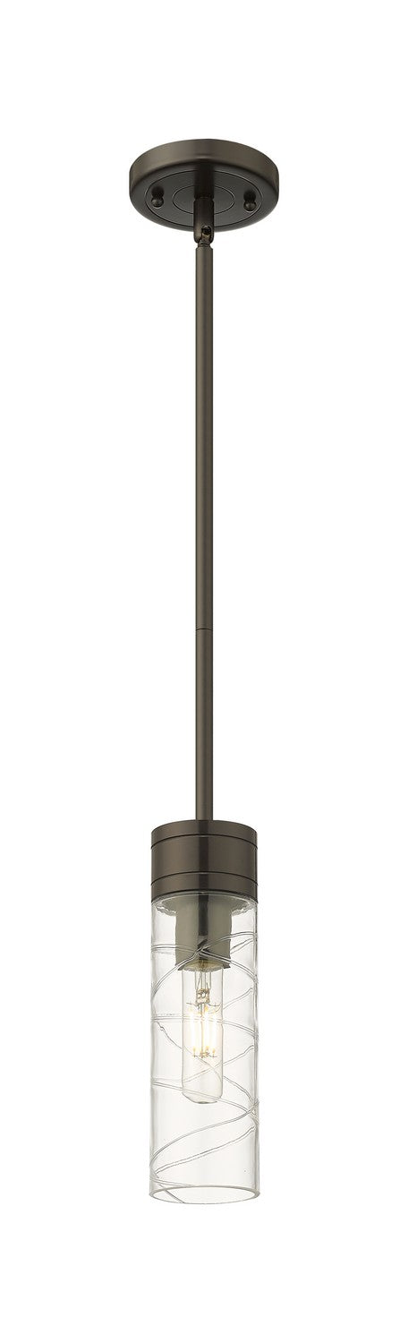 Innovations 617-1S-OB-G617-8DE One Light Mini Pendant, Oil Rubbed Bronze