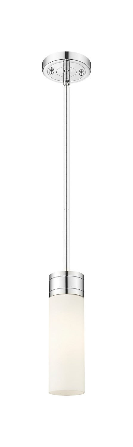 Innovations 617-1S-PC-G617-8WH One Light Mini Pendant, Polished Chrome
