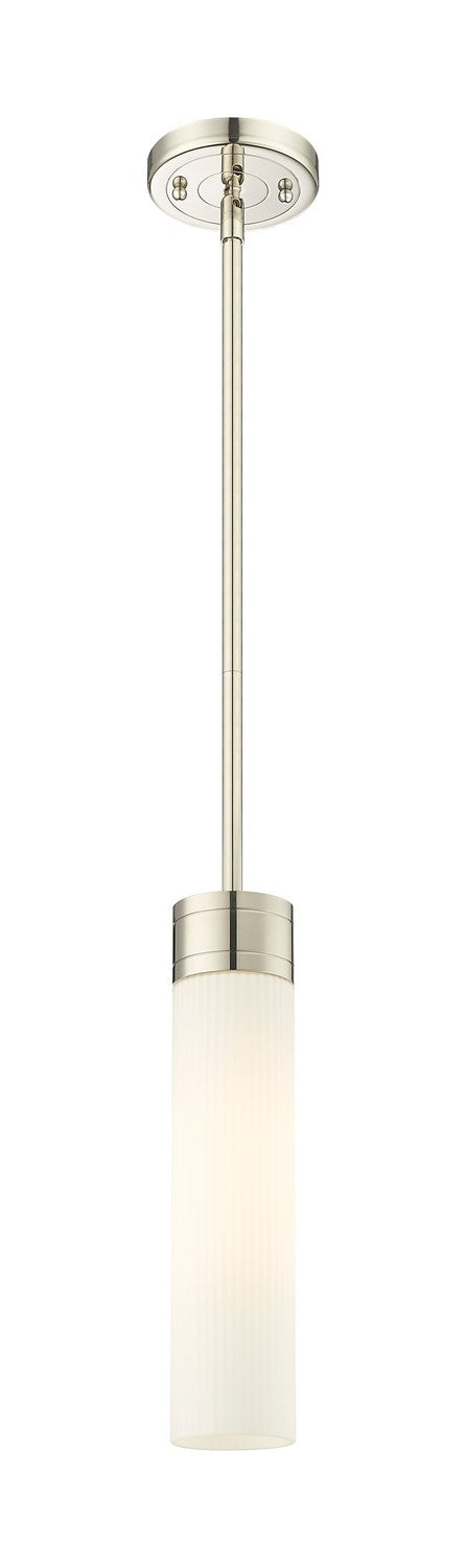 Innovations 617-1S-PN-G617-11SWH One Light Mini Pendant, Polished Nickel