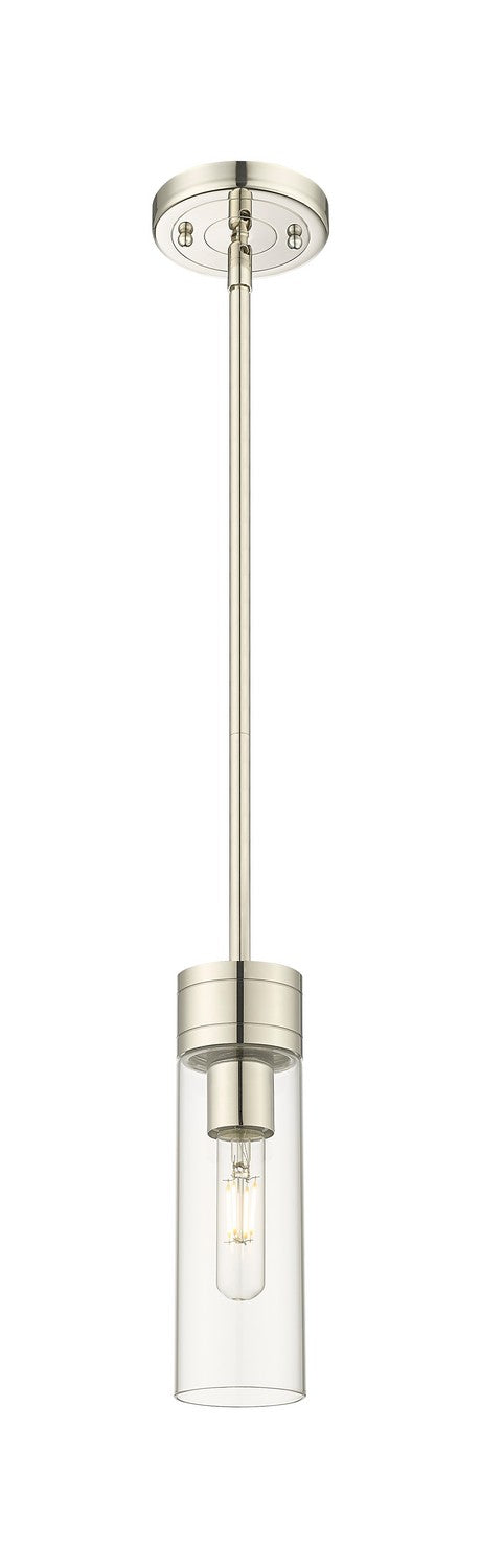 Innovations 617-1S-PN-G617-8CL One Light Mini Pendant, Polished Nickel