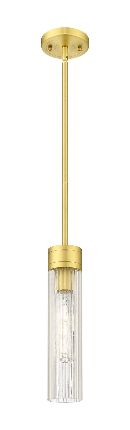 Innovations 617-1S-SG-G617-11SCL One Light Mini Pendant, Satin Gold