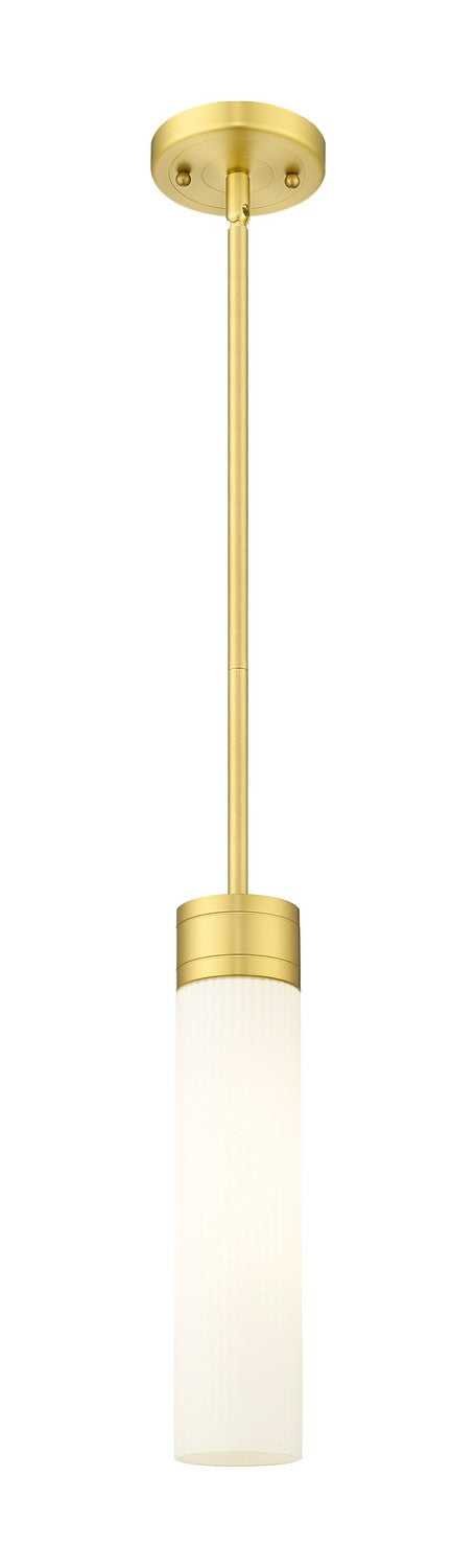 Innovations 617-1S-SG-G617-11SWH One Light Mini Pendant, Satin Gold
