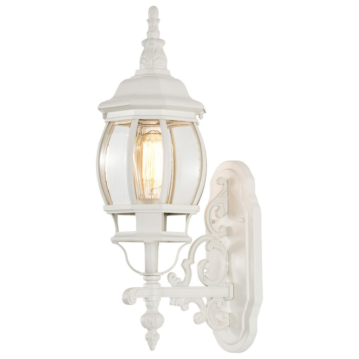 Nuvo Lighting 60-885 One Light Outdoor Wall Lantern, White