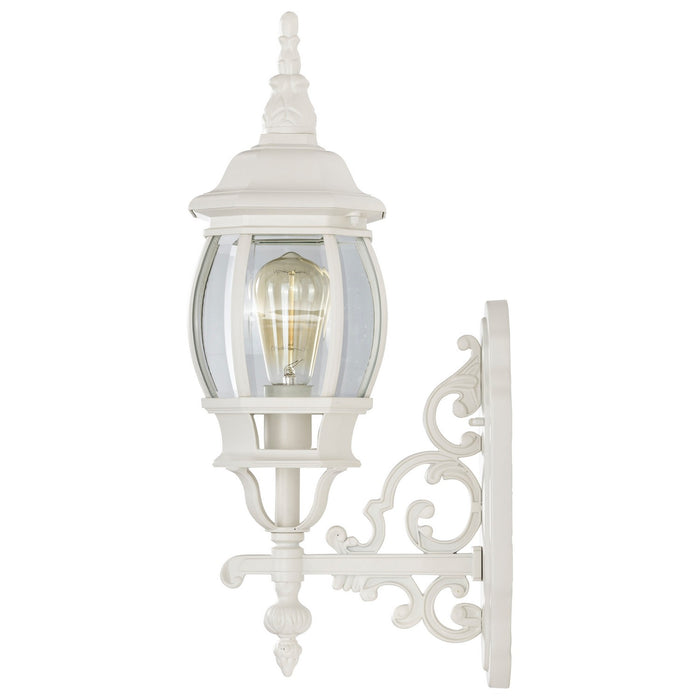 Nuvo Lighting 60-885 One Light Outdoor Wall Lantern, White