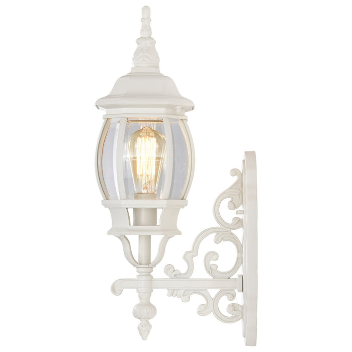 Nuvo Lighting 60-885 One Light Outdoor Wall Lantern, White