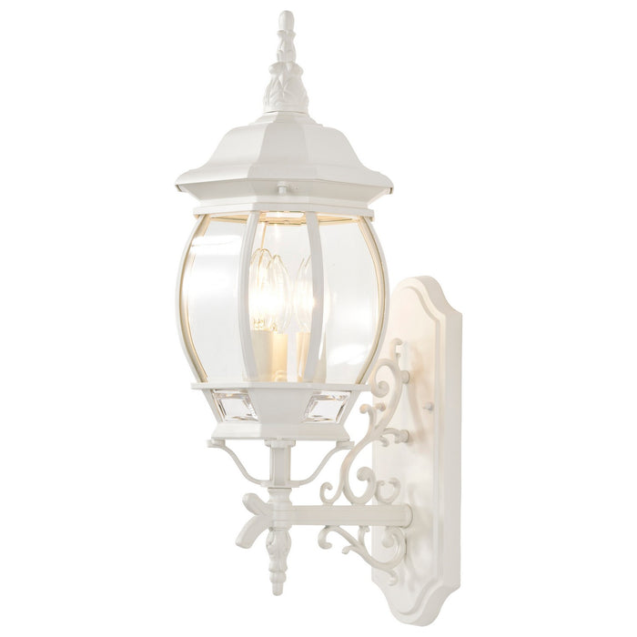 Nuvo Lighting 60-888 Three Light Outdoor Wall Lantern, White