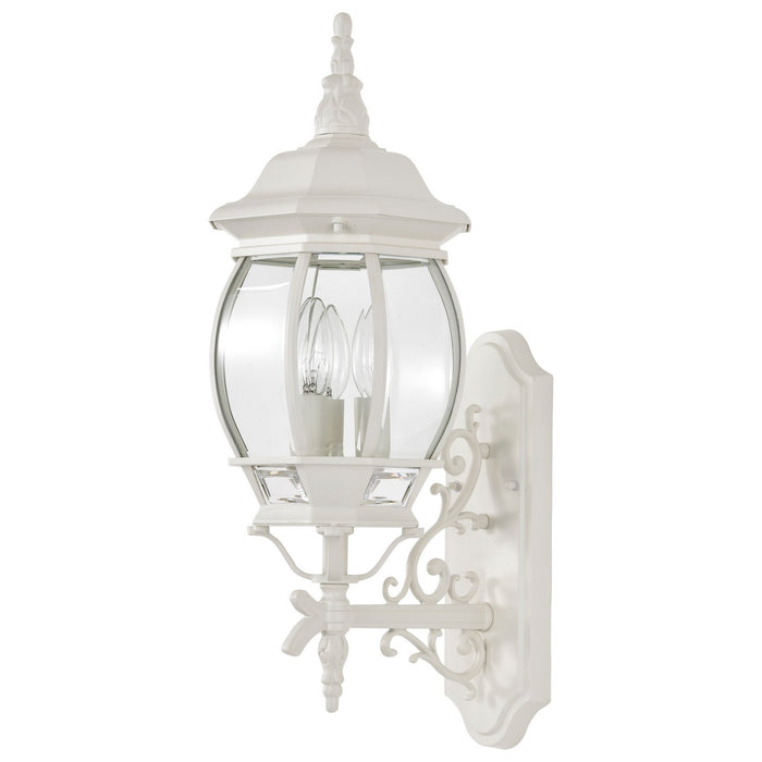 Nuvo Lighting 60-888 Three Light Outdoor Wall Lantern, White