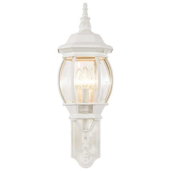 Nuvo Lighting 60-888 Three Light Outdoor Wall Lantern, White
