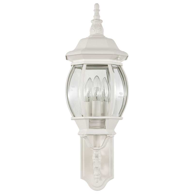 Nuvo Lighting 60-888 Three Light Outdoor Wall Lantern, White