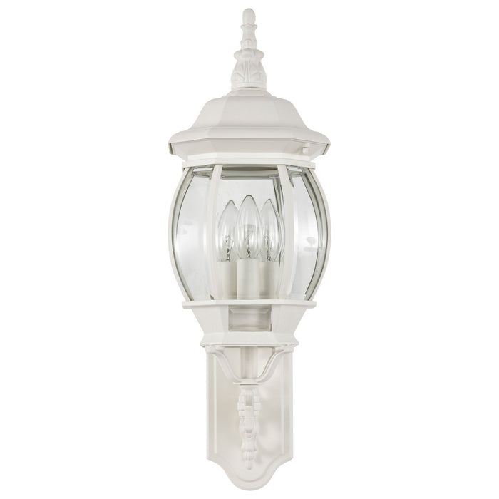 Nuvo Lighting 60-888 Three Light Outdoor Wall Lantern, White