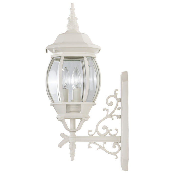 Nuvo Lighting 60-888 Three Light Outdoor Wall Lantern, White