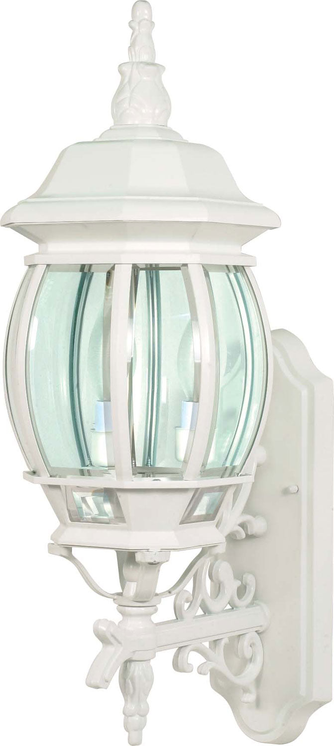 Nuvo Lighting 60-888 Three Light Outdoor Wall Lantern, White