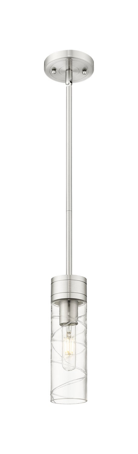 Innovations 617-1S-SN-G617-8DE One Light Mini Pendant, Satin Nickel