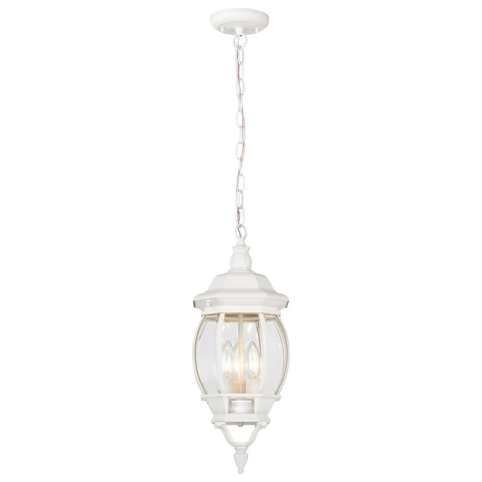 Nuvo Lighting 60-894 Three Light Hangng Lantern, White