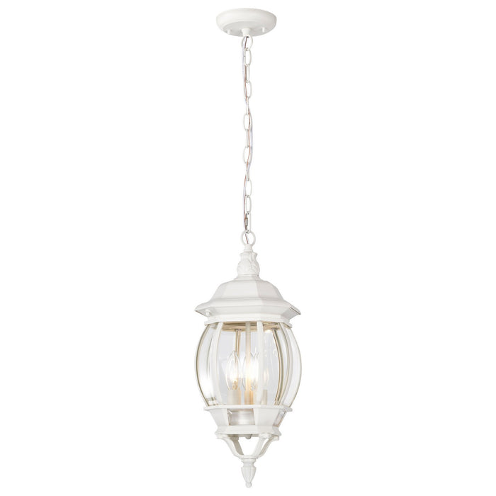Nuvo Lighting 60-894 Three Light Hangng Lantern, White