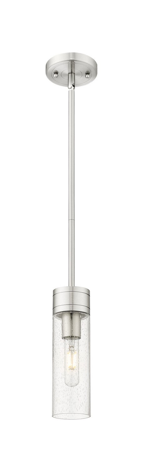 Innovations 617-1S-SN-G617-8SDY One Light Mini Pendant, Satin Nickel