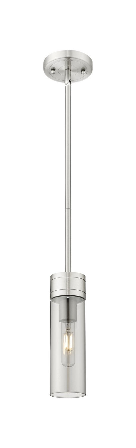 Innovations 617-1S-SN-G617-8SM One Light Mini Pendant, Satin Nickel