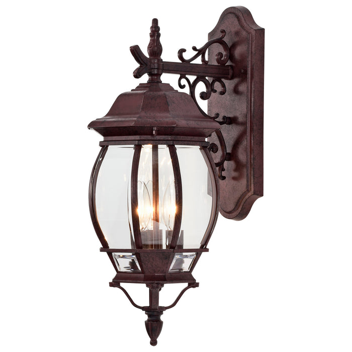 Nuvo Lighting 60-892 Three Light Outdoor Wall Lantern, Old Bronze